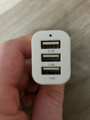 3 Port 2.1a USB Car Charger